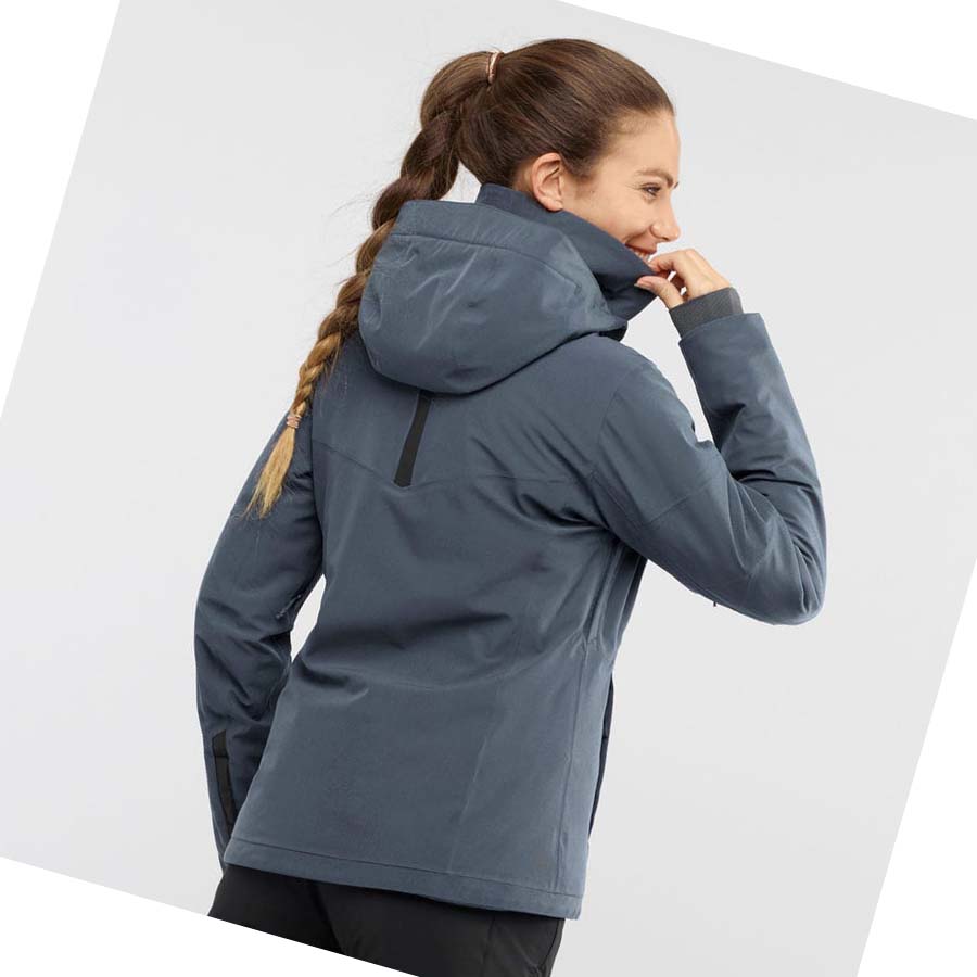 Chaquetas De Esquí Salomon SPEED Mujer Plateados | MX 2420MQZ